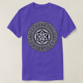 Het hart heilige Geometry Mandala T-shirt (Design voorkant)
