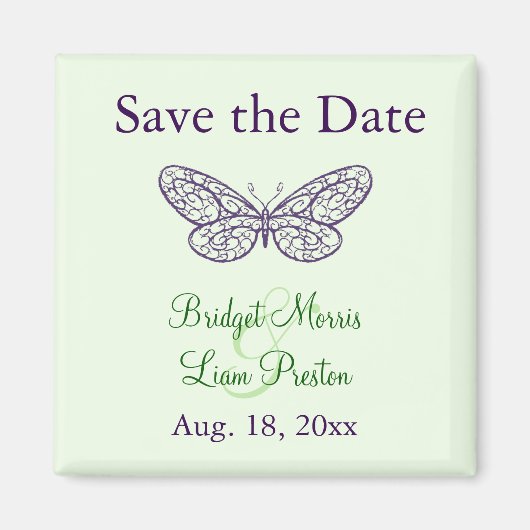 Het hart is een Flutter sparen de (groene) Magneti Magneet (Voorkant)