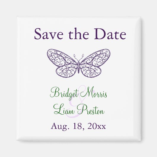 Het hart is een Flutter sparen de Magnetische Datu Magneet (Voorkant)