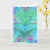 Het hart is een wonderlijk wonder kaart (Gele Bloem)