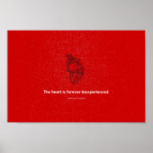 Het hart is eeuwig onervaren poster (Voorkant)