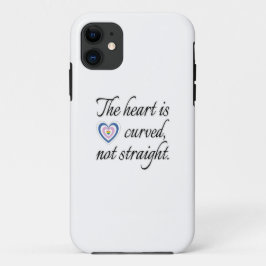 Het hart is niet recht Case-Mate iPhone case