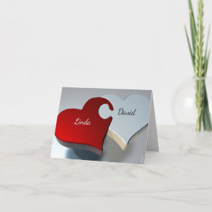 Het hart is perfect bij de Puzzle Kaart