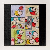 Het hart legpuzzel (Horizontaal)