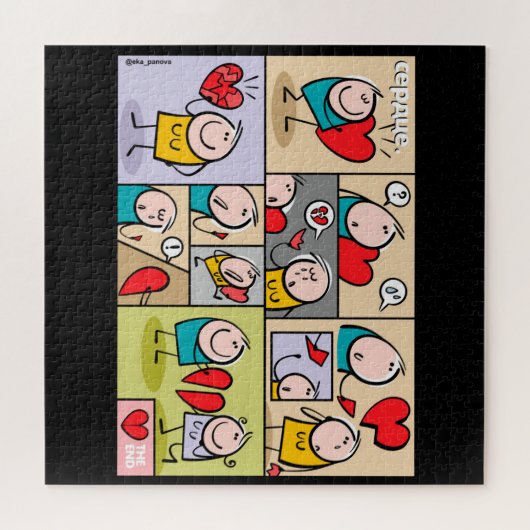 Het hart legpuzzel (Horizontaal)