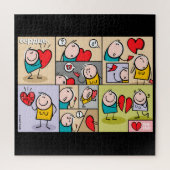 Het hart legpuzzel (Verticaal)