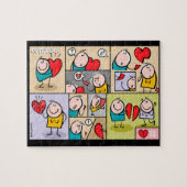 Het hart legpuzzel (Horizontaal)