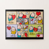Het hart legpuzzel (Horizontaal)