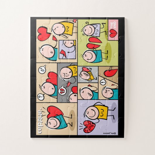 Het hart legpuzzel (Verticaal)
