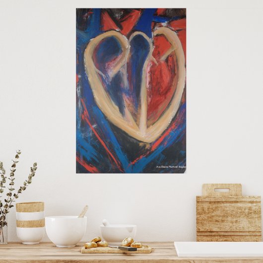 Het Hart Poster (Keuken)