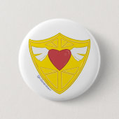 Het Hart Schild Ronde Button 5,7 Cm (Voorkant)