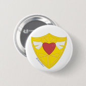 Het Hart Schild Ronde Button 5,7 Cm (Voorkant /achterkant)