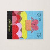 Het hart spreekt over liefde: legpuzzel (Horizontaal)