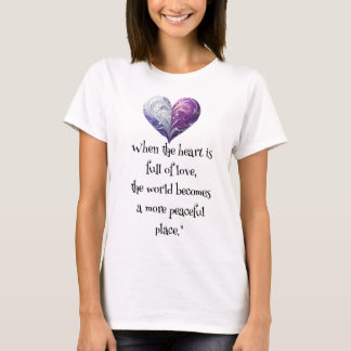 Het hart t-shirt