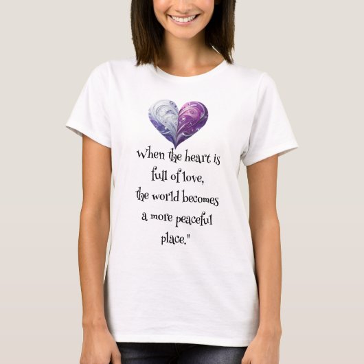 Het hart t-shirt (Voorkant)