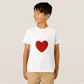 Het hart T-shirt voor kind T-Shirt (Voorkant volledig)