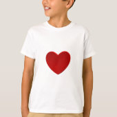 Het hart T-shirt voor kind T-Shirt (Voorkant)