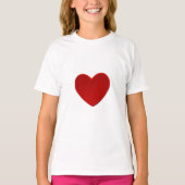 Het hart T-shirt voor kinderen T-Shirt (Voorkant)
