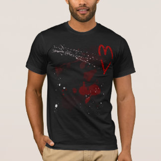 "Het hart: Triptych" Shirt (Mannen)