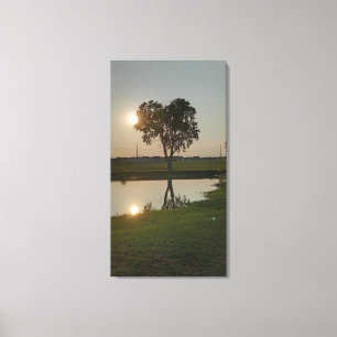 Het hart van alles canvas afdruk