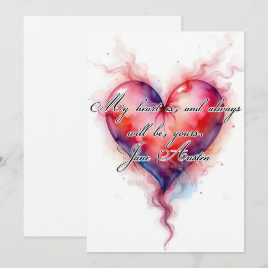 Het Hart van Austin  Feestdagenkaart (Voorkant / Achterkant)