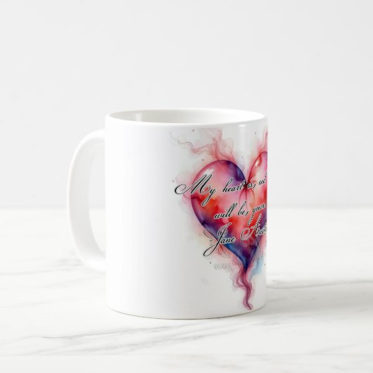 Het hart van Austin Koffiemok (Voorkant links)