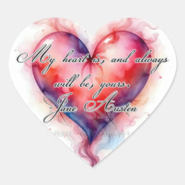 Het hart van Austin Sticker