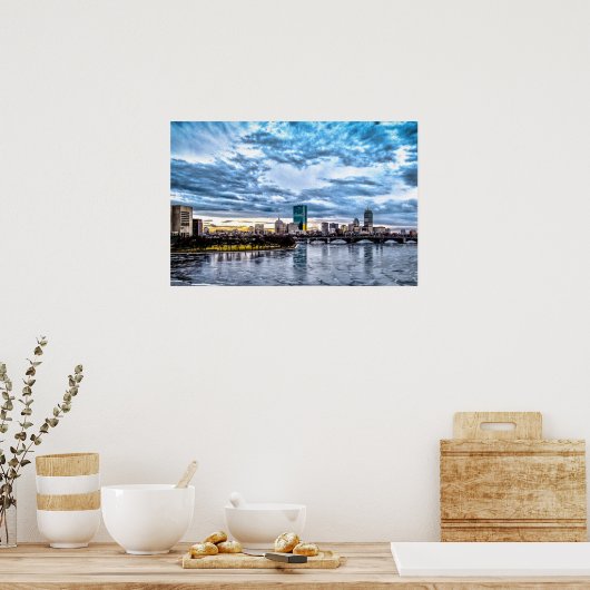 Het hart van Boston Poster (Keuken)