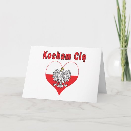 Het Hart van Cie Eagle van Kocham Feestdagen Kaart (Voorkant)