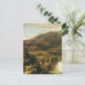 Het hart van de Andes door de Frederic Edwin Churc Briefkaart (Staand voorkant)