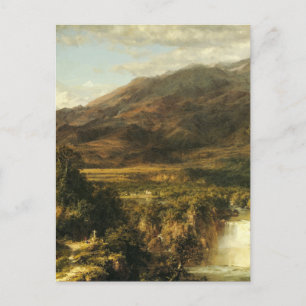 Het hart van de Andes door de Frederic Edwin Churc Briefkaart
