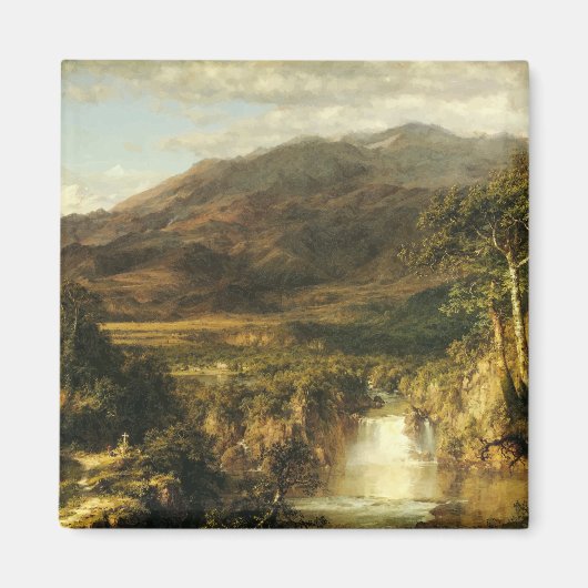 Het hart van de Andes van Frederic Edwin Church Magneet (Voorkant)