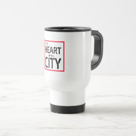 Het hart van de City Travel / Commuter Mok