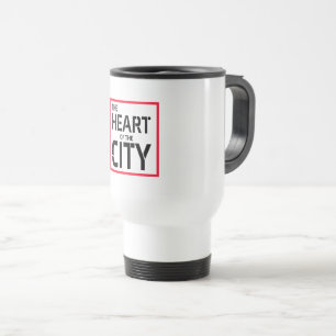 Het hart van de City Travel / Commuter Mok