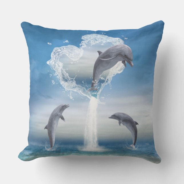 Het hart van de dolfijnen kussen (Voorkant)