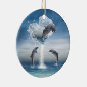 Het hart van de Dolfijnen rond Ornament (Rechts)