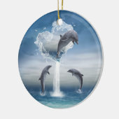 Het hart van de Dolfijnen rond Ornament (Links)