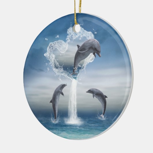 Het hart van de Dolfijnen rond Ornament (Links)