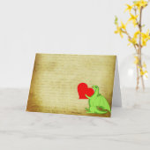 Het hart van de draak kaart (Gele Bloem)