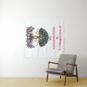 Het Hart van de Edelsteenboom: Een Romantische Val Wandkleed (In Situ (horizontaal))