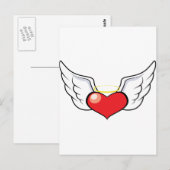 Het hart van de engel briefkaart (Voorkant / Achterkant)