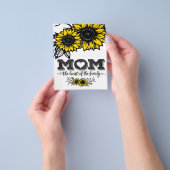 Het hart van de familie cadeau, Moederdag Gift Flyer (Hand)