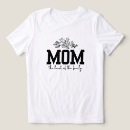 Het hart van de familie Moederdag T-shirt