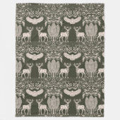 Het hart van de Forest Fleece Blanket (Voorkant)