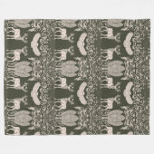 Het hart van de Forest Fleece Blanket (Voorkant (Horizontaal))
