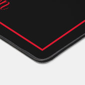 Het Hart van de gothic met Bat Wings Gepersonalise Bureaumat (Hoek)