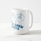 Het hart van de Grinch werd drie keer zo groot Koffiemok (Voorkant rechts)