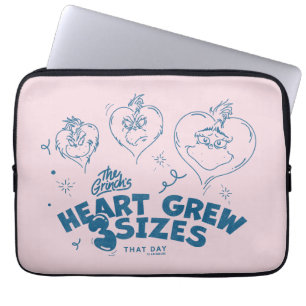 Het hart van de Grinch werd drie keer zo groot Laptop Sleeve