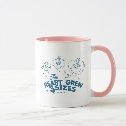Het hart van de Grinch werd drie keer zo groot Mok (Rechts)