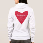 Het hart van de grootmoeder hoodie (Achterkant)